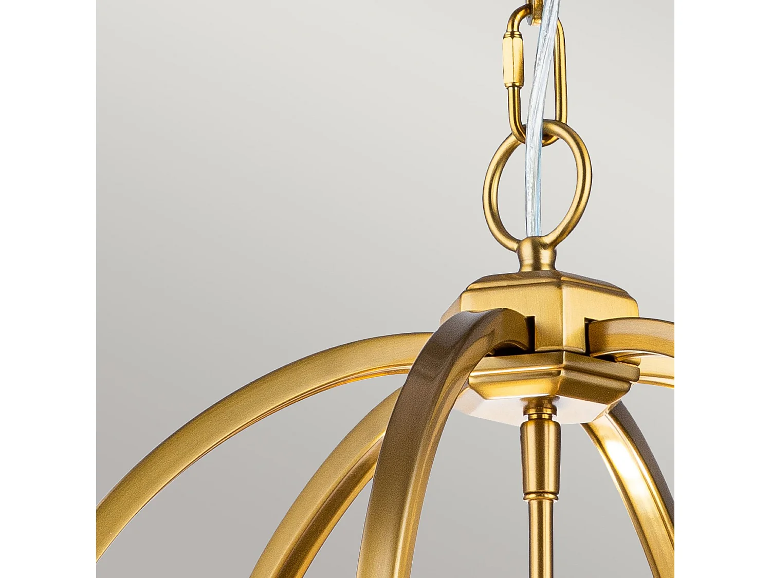 Elstead Feiss Corinne Sphärische Pendel-Deckenleuchte Messing brüniert