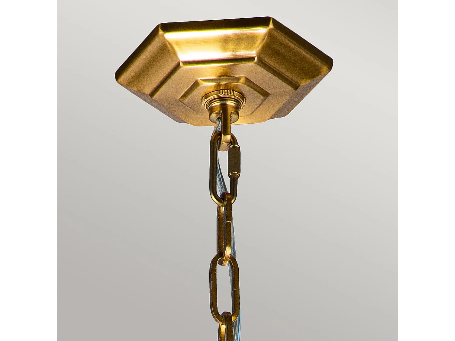 Elstead Feiss Corinne Sfärisk taklampa polerad mässing