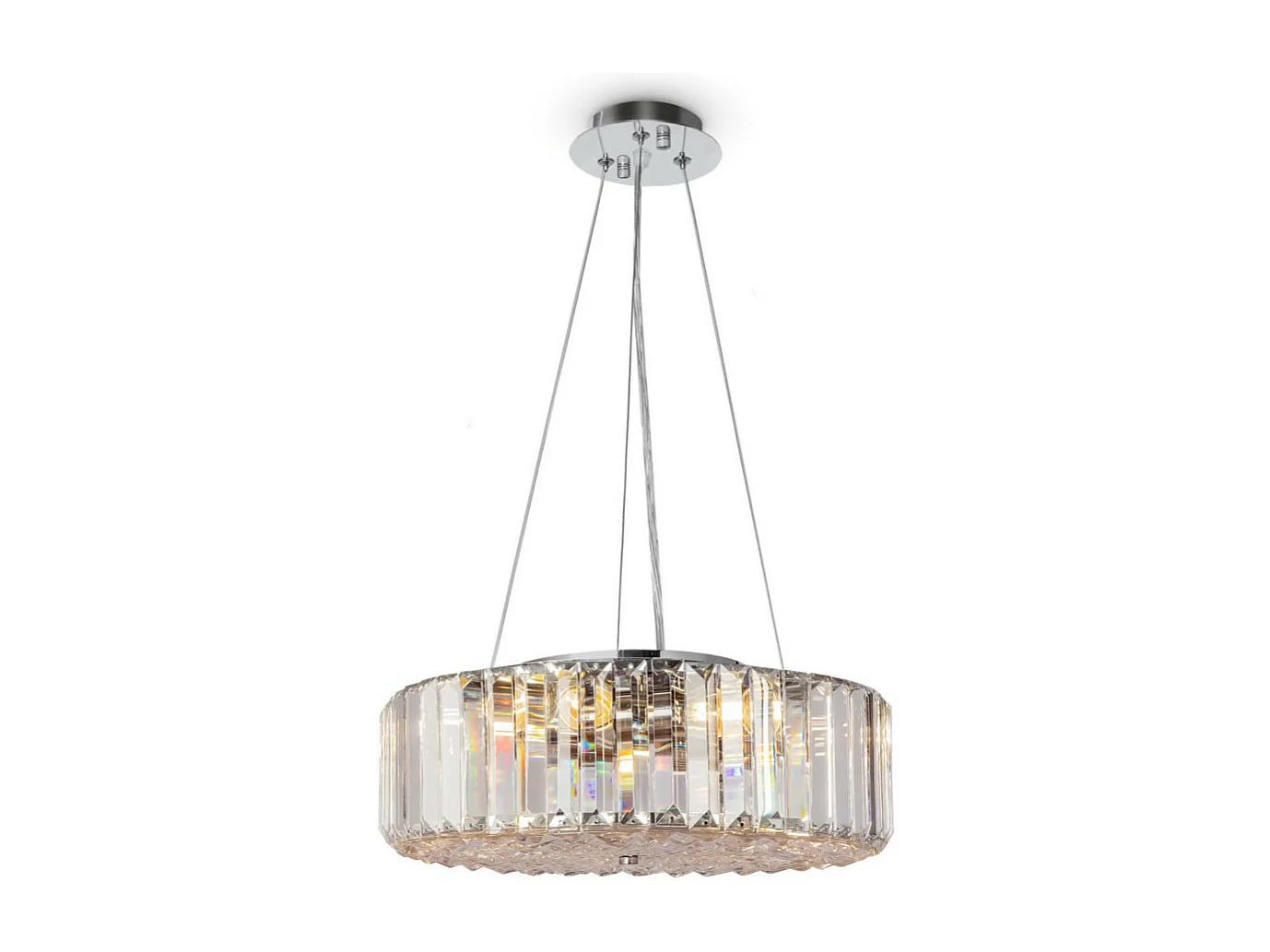 Maytoni Recinto Plafón Modern Recinto 6 Luces Cromo Cristal