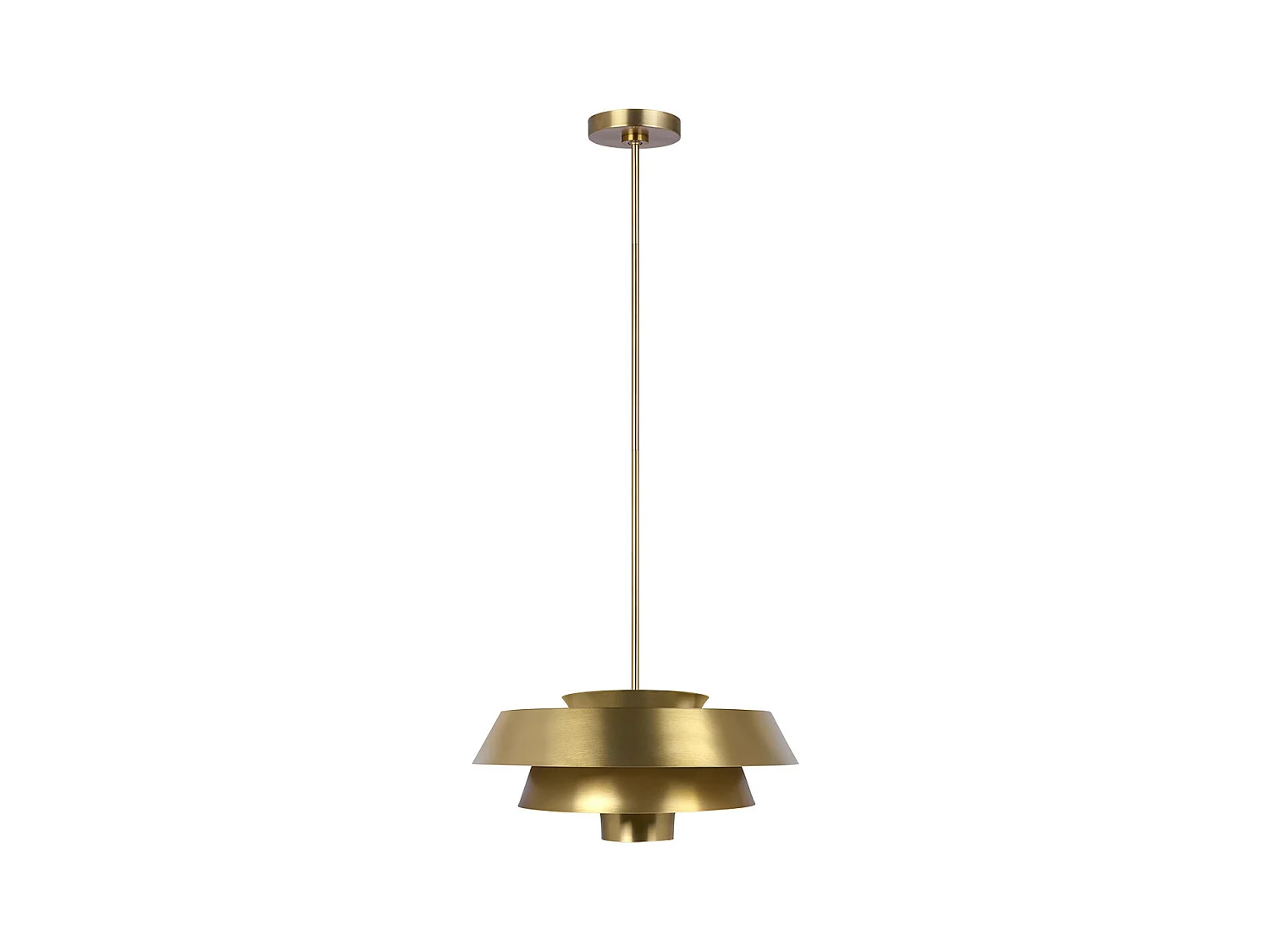 Suspension à 1 lumière Elstead Brisbin, laiton bruni, E27