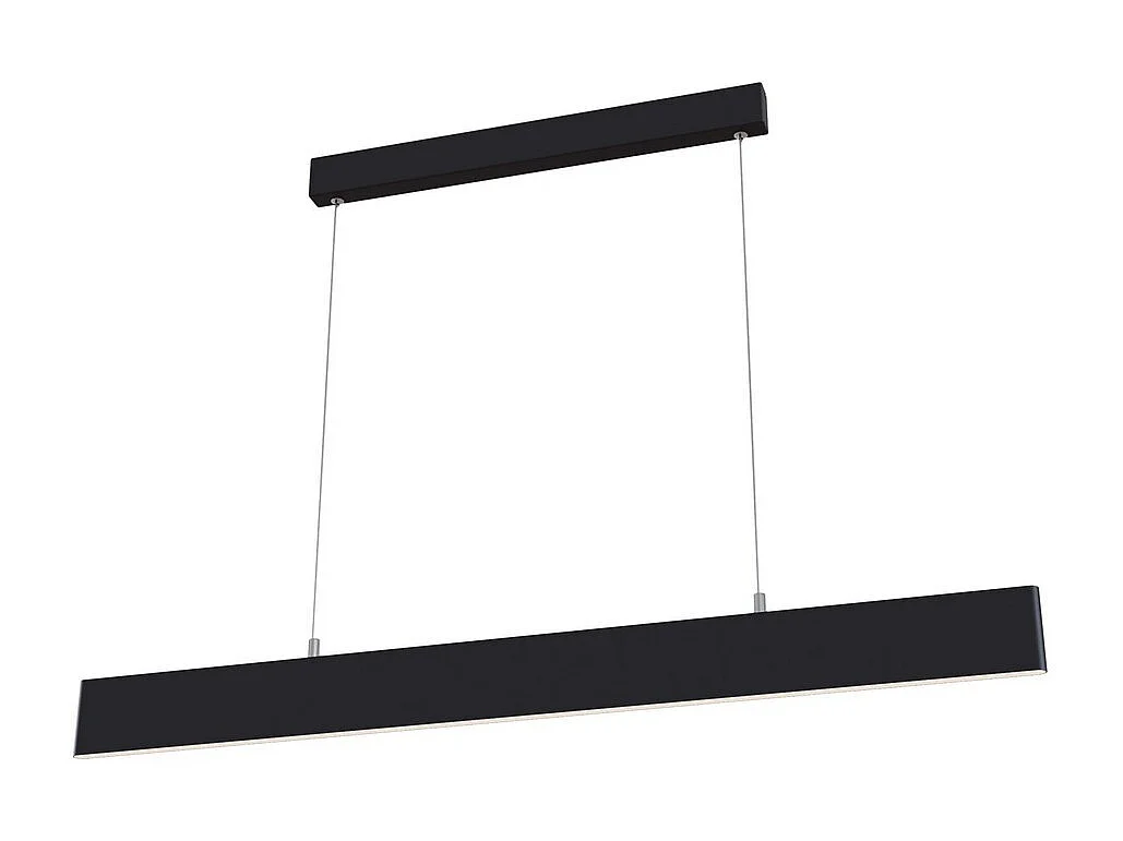 Step Lampada a sospensione a soffitto lineare a LED integrata nera
