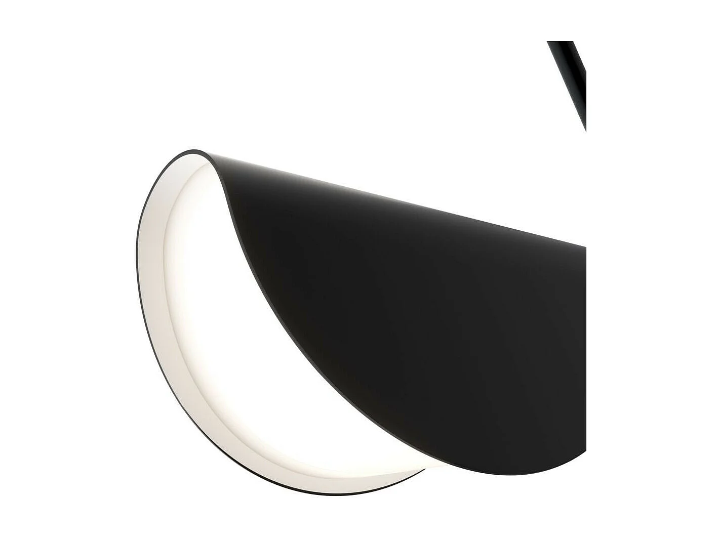 Maytoni Mollis Lámpara de techo colgante moderna negra, pantalla acrílica