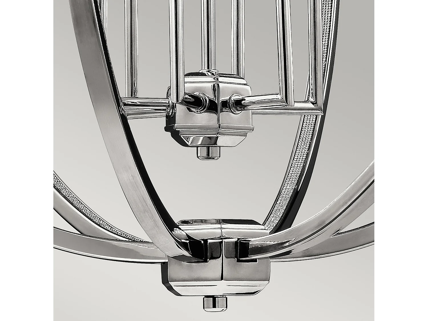 Elstead Corinne - Sospensione a soffitto sferica a 6 luci nichel lucido, E14