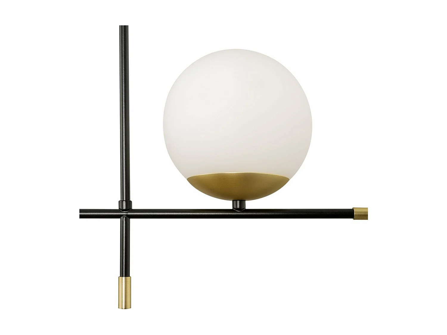 Maytoni Nostalgia Moderne Nostalgie 2-flammige Pendel-Deckenleuchte in mattem Gold mit Glasschirmen