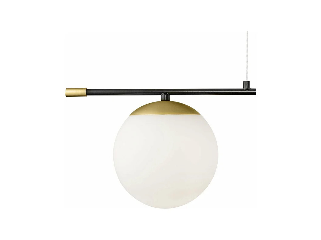 Maytoni Nostalgia Modern Nostalgia 2 Light Matt Gold Plafonnier Abat-jour en verre