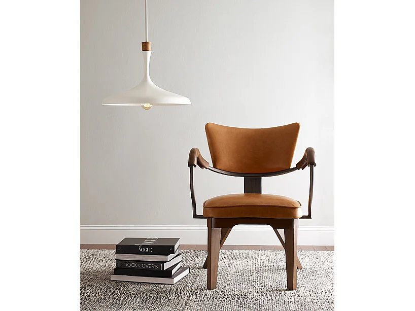 Elstead Darwin 1 Lichtanhänger, Matt White, E27