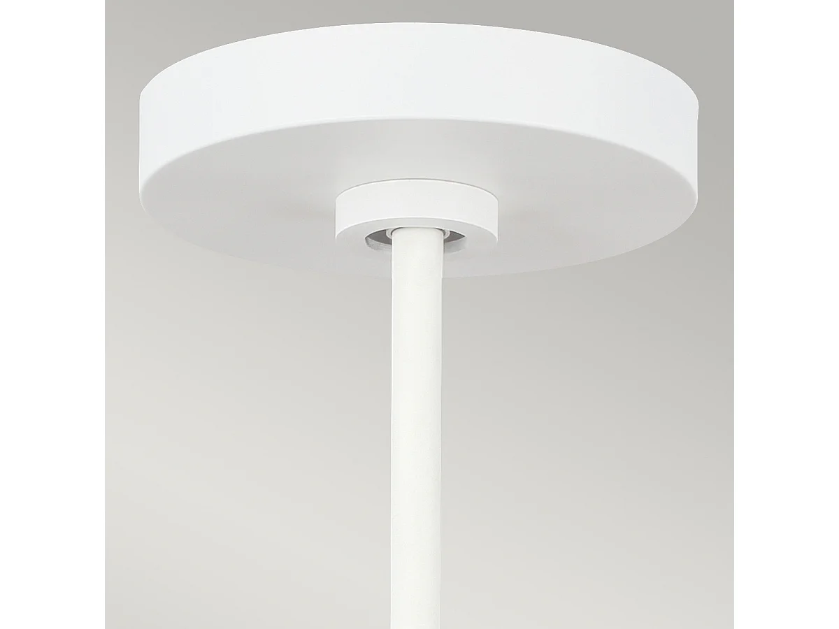 Elstead Darwin 1 Lichtanhänger, Matt White, E27