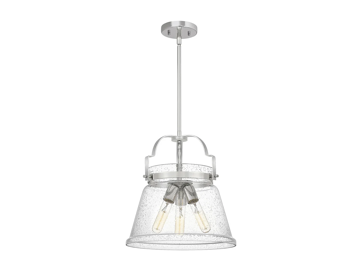 Elstead Quoizel Wimberley Dome Pendelleuchte Chrom poliert