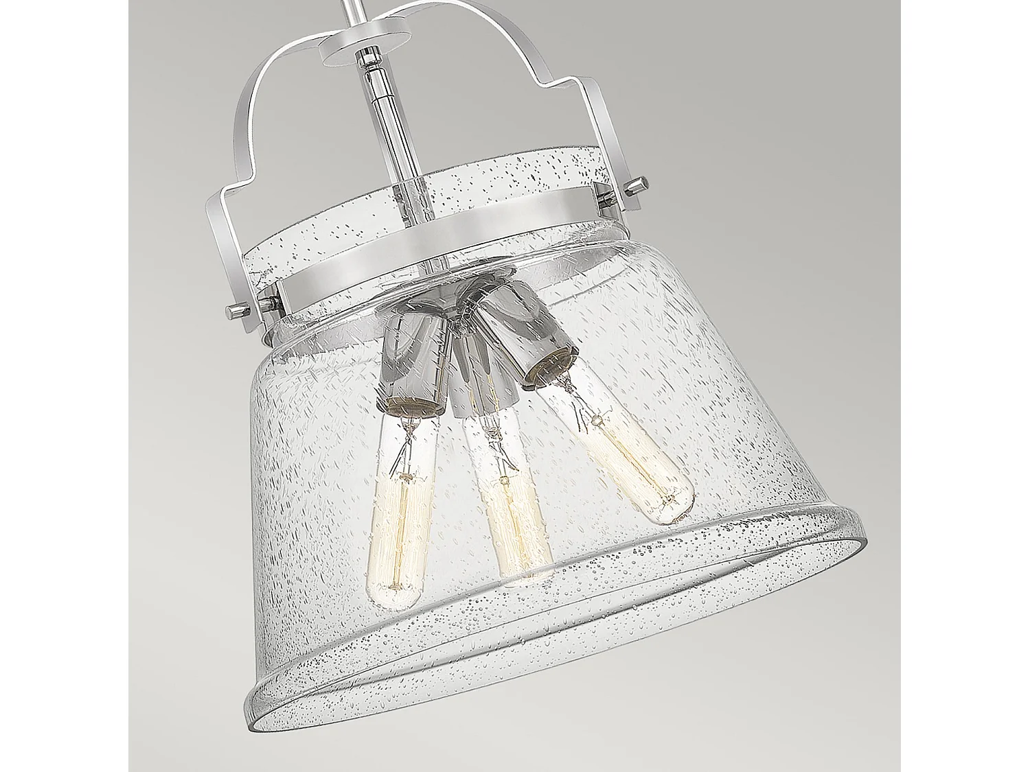 Elstead Quoizel Wimberley Dome Pendelleuchte Chrom poliert