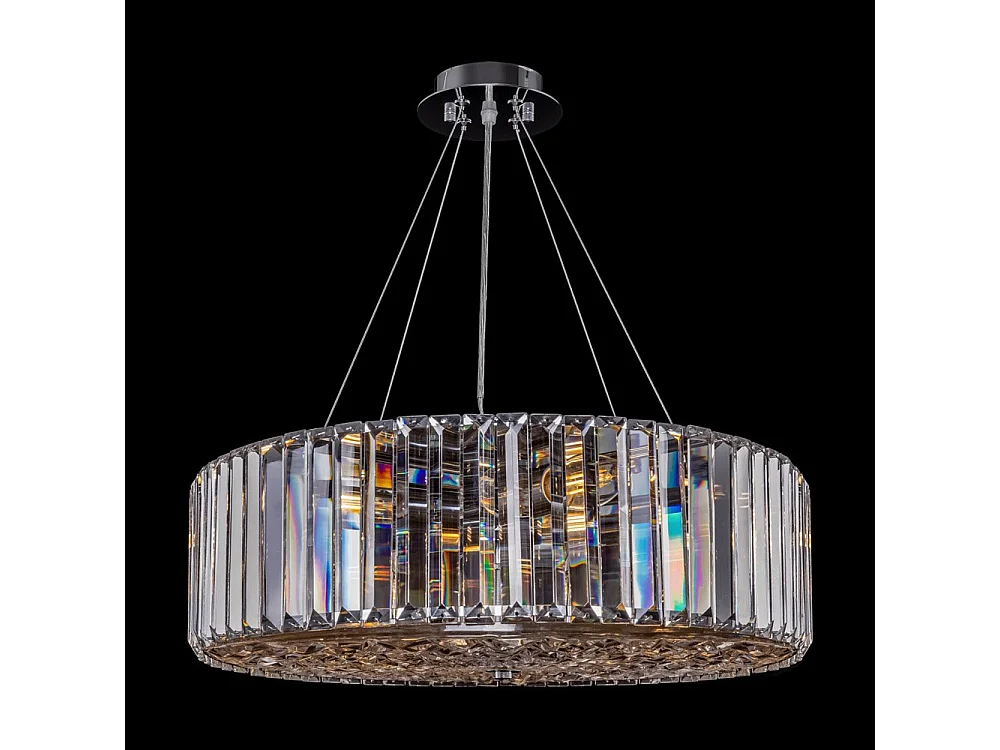 Maytoni Recinto Lampada da soffitto moderna Recinto 8 luci cromata in cristallo