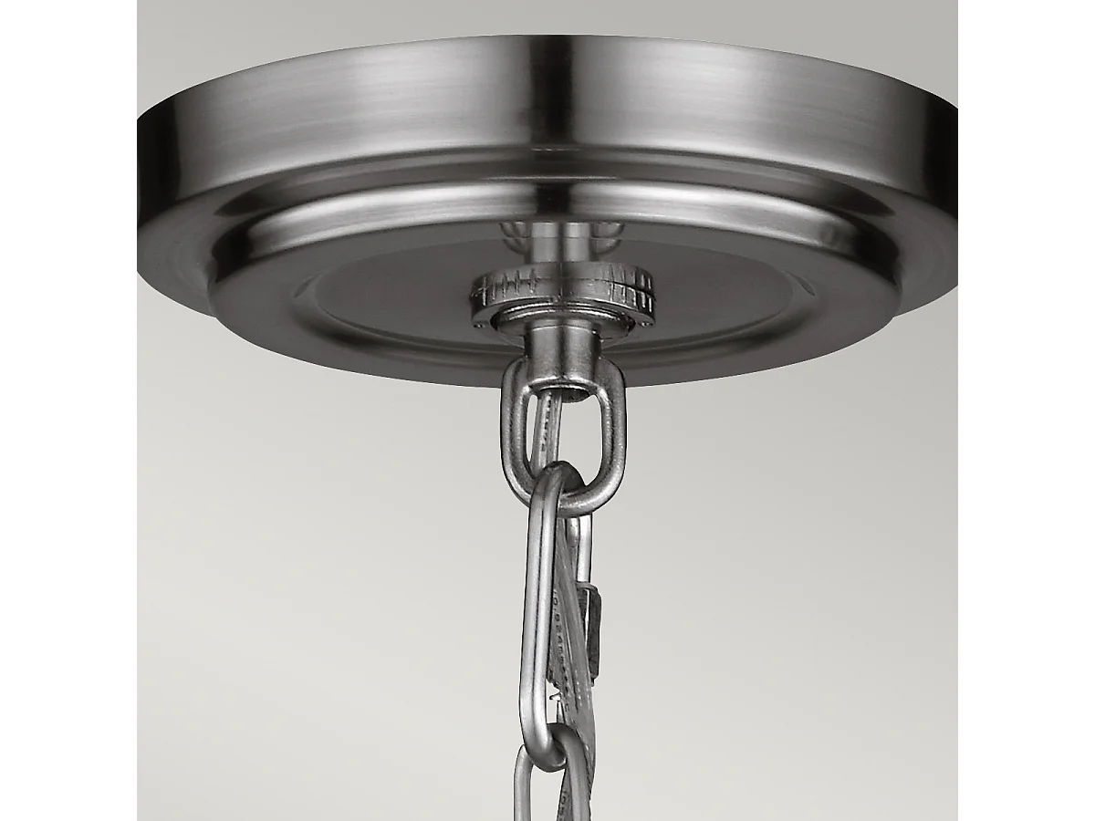 Elstead Parkman - 1 licht Large Globe Deckenanhänger aus poliertem Nickel, E27