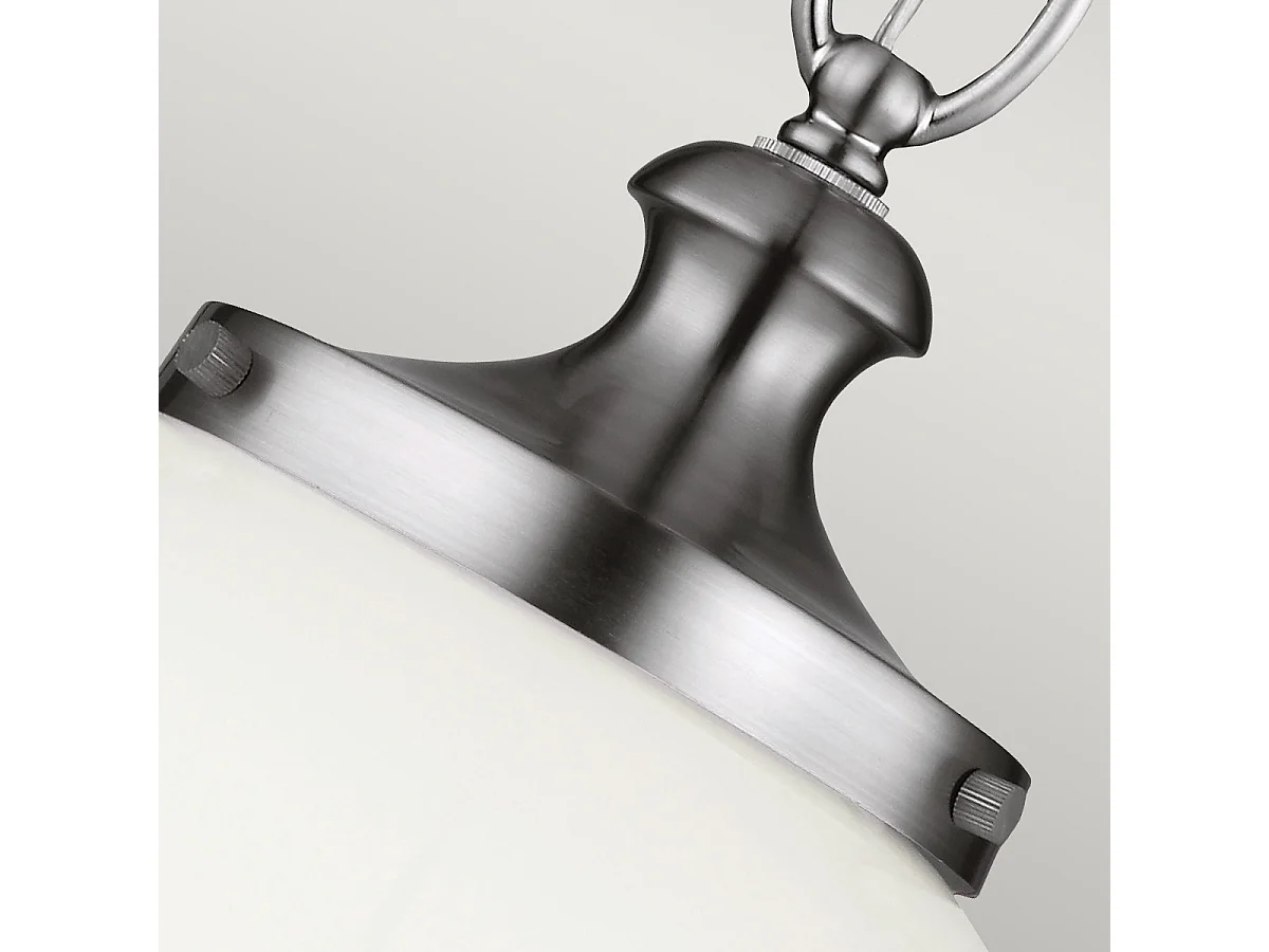 Elstead Parkman - 1 licht Large Globe Deckenanhänger aus poliertem Nickel, E27