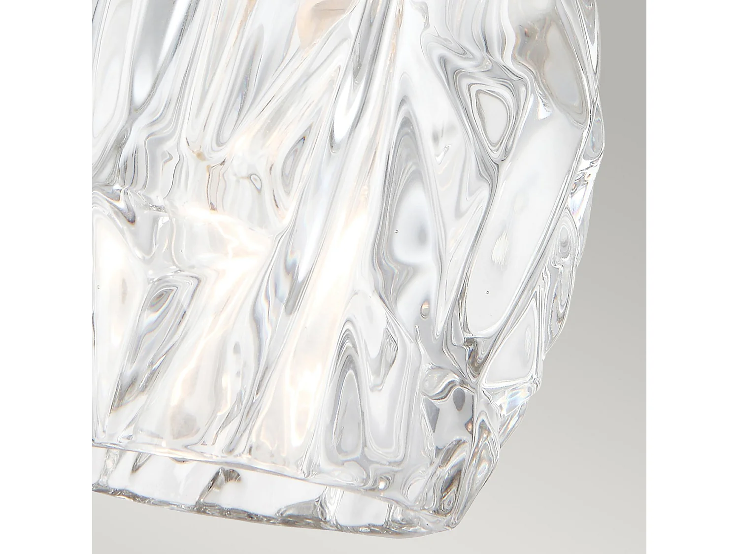 Elstead Rubin - Mini sospensione a soffitto a 1 luce nichel lucido, G9