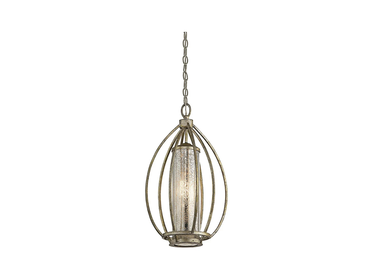 Elstead Rosalie Plafonnier à 1 lumière, or, E27