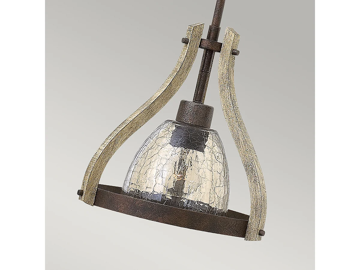 Elstead Middlefield - 1 Mini-Bügeleisenrost mit leichter Decke, E27