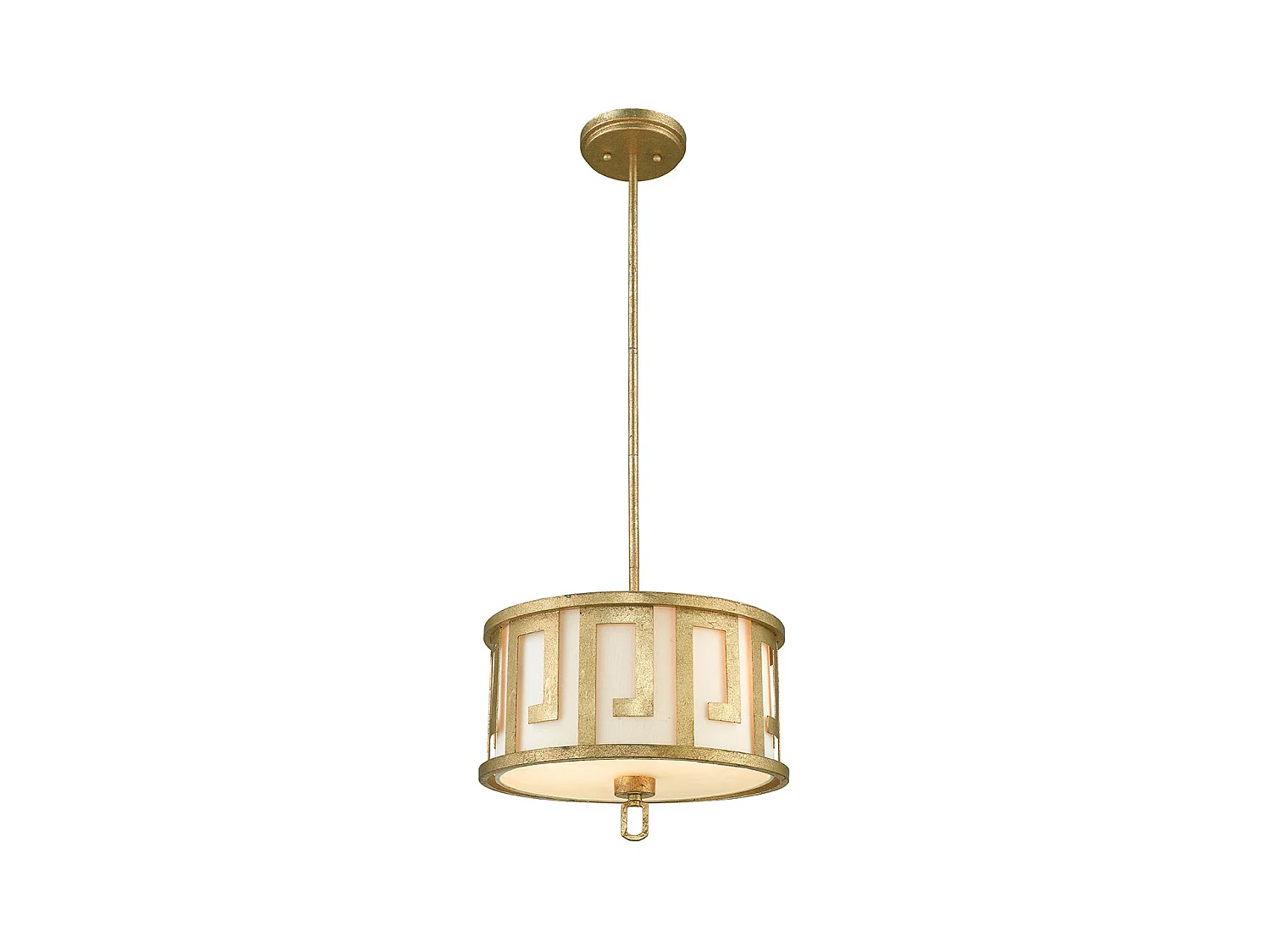Elstead Lemuria Luminaire suspendu moyen à 2 ampoules à montage double pour plafond rond, or, E27