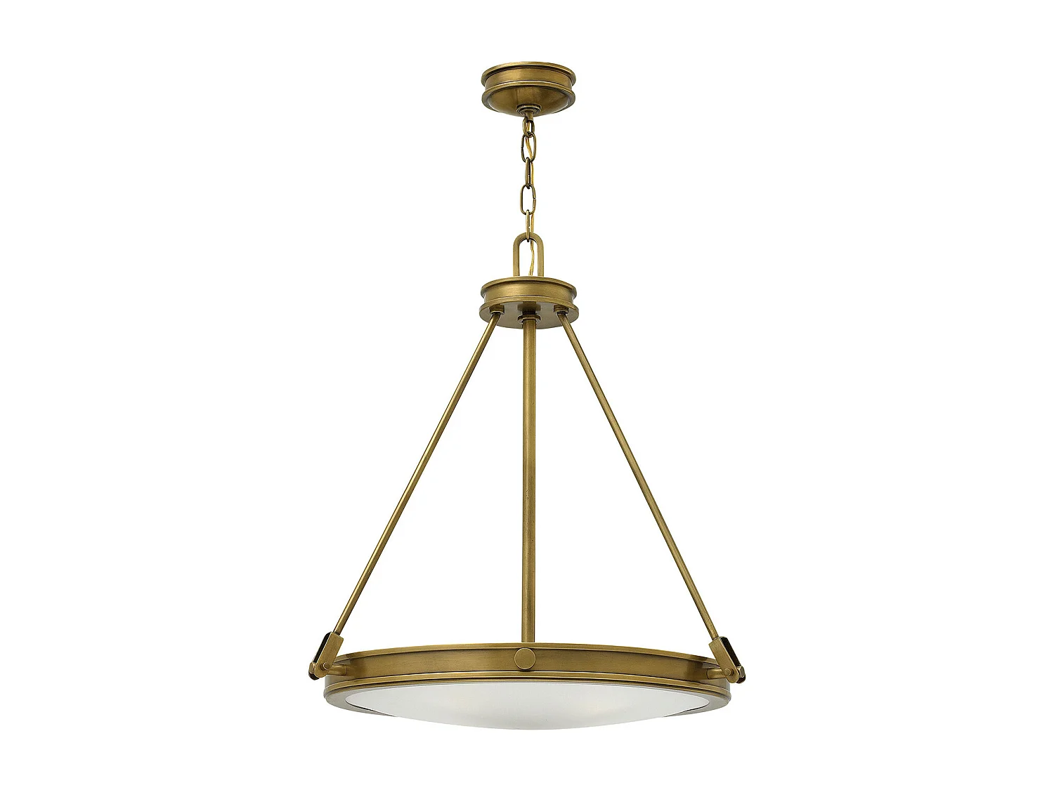 Elstead Collier - 4 Licht Decke Anhänger Messing, E14