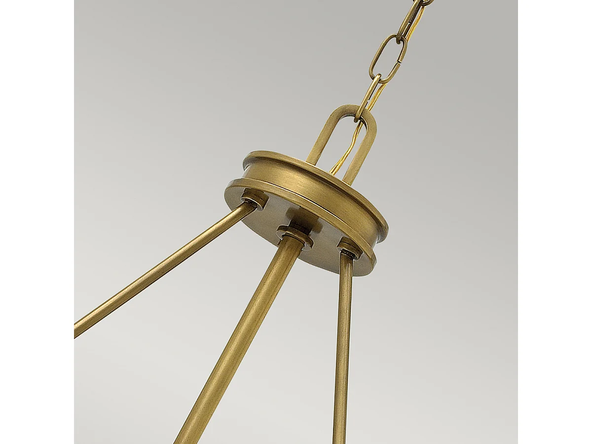 Elstead Collier - 4 Licht Decke Anhänger Messing, E14