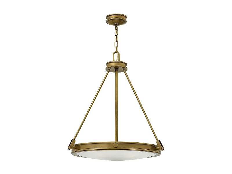 Elstead Collier - Sospensione a soffitto a 4 luci in ottone, E14