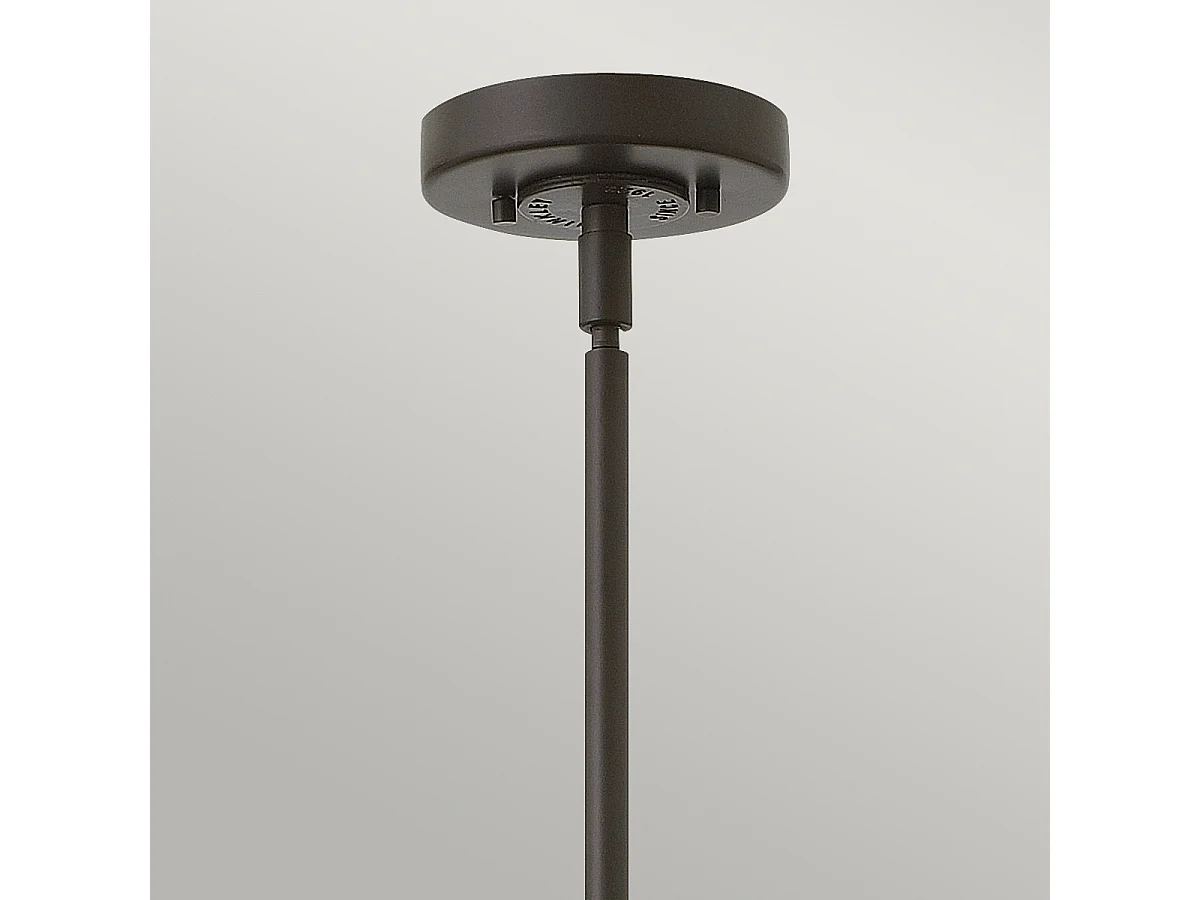 Elstead Rigby 1 ljuskupol takhänge Buckeye brons, E27