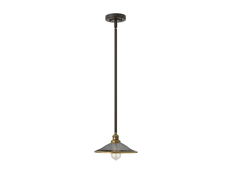 Elstead Rigby - Lampadario a soffitto a cupola a 1 luce Buckeye bronzo, E27