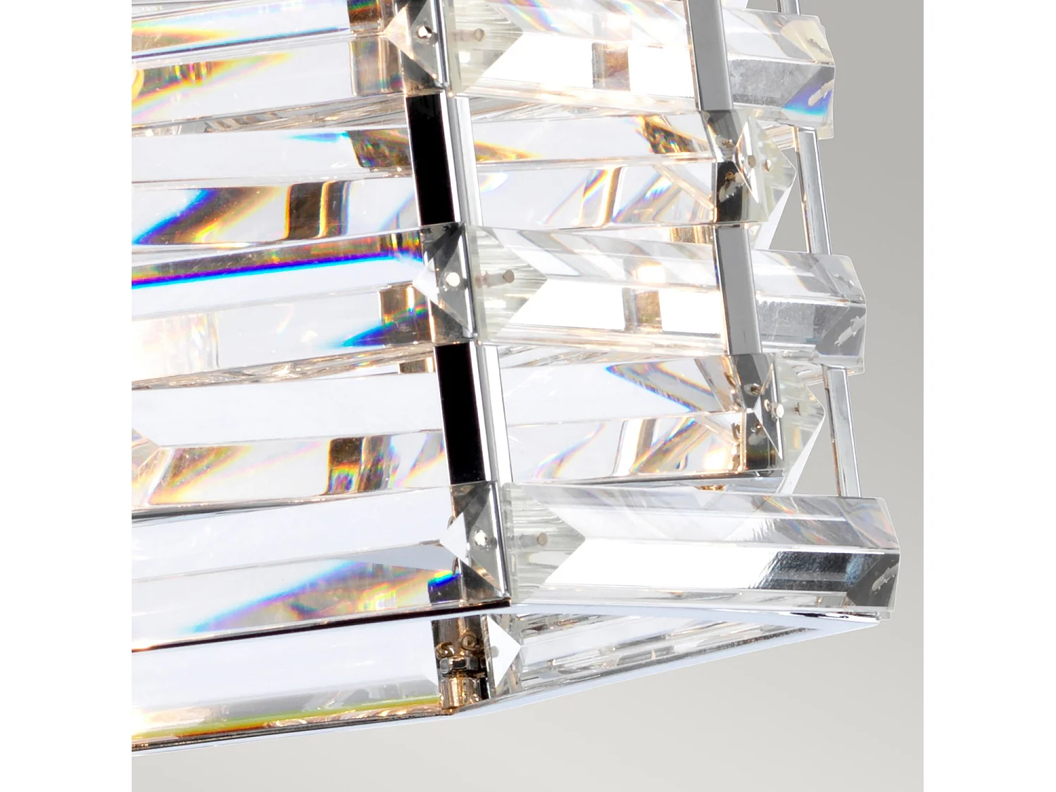 Lampadario Elstead Shoal 1 luce, nichel lucido, attacco E27