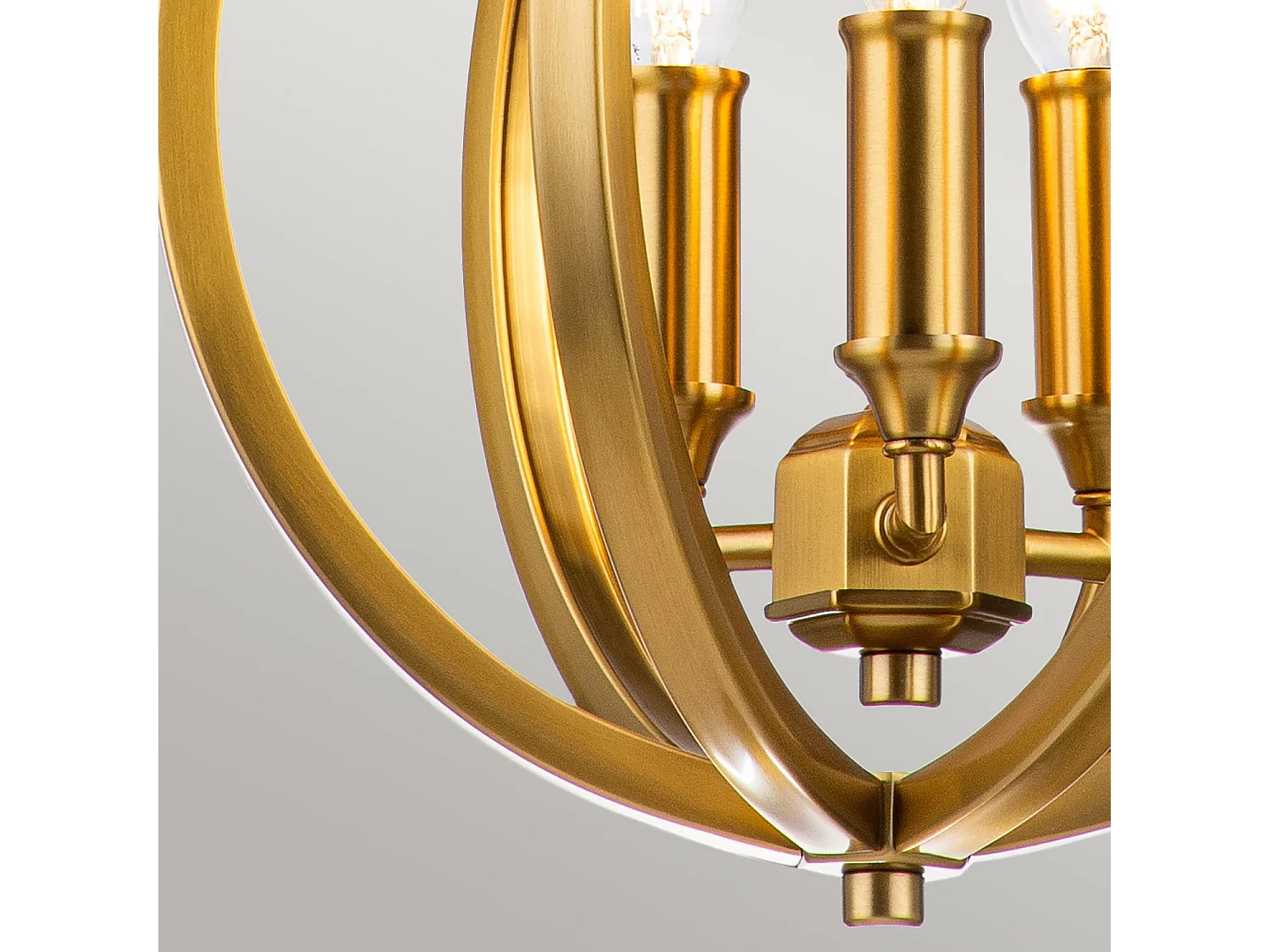 Elstead Feiss Corinne Plafoniera a sospensione sferica in ottone brunito