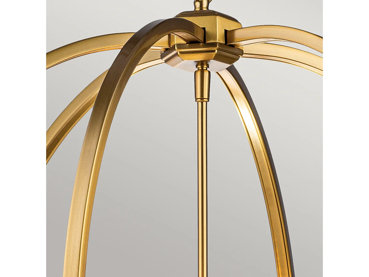 Elstead Feiss Corinne Plafoniera a sospensione sferica in ottone brunito