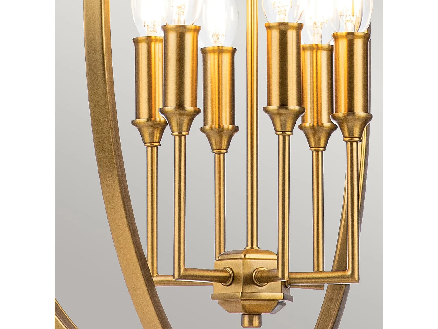 Elstead Feiss Corinne Plafoniera a sospensione sferica in ottone brunito