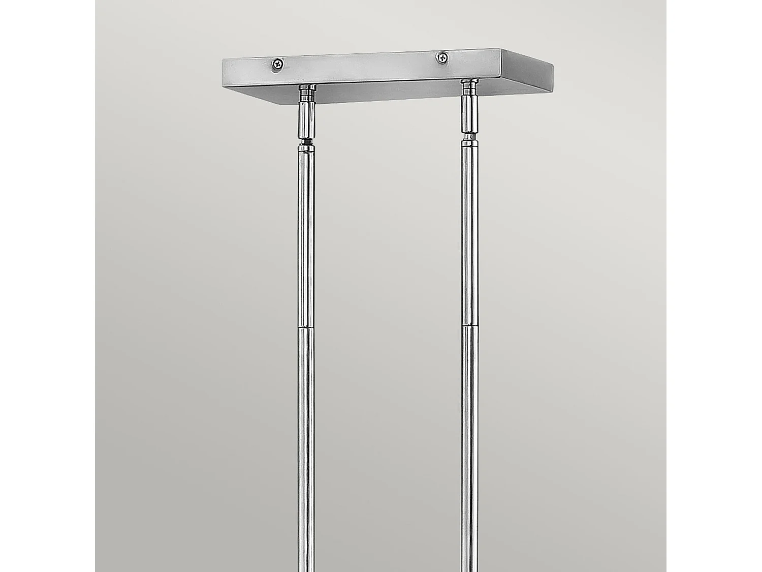 Lampadario Contemporaneo Ensemble Acciaio Nichel Lucido 6 Luci E27