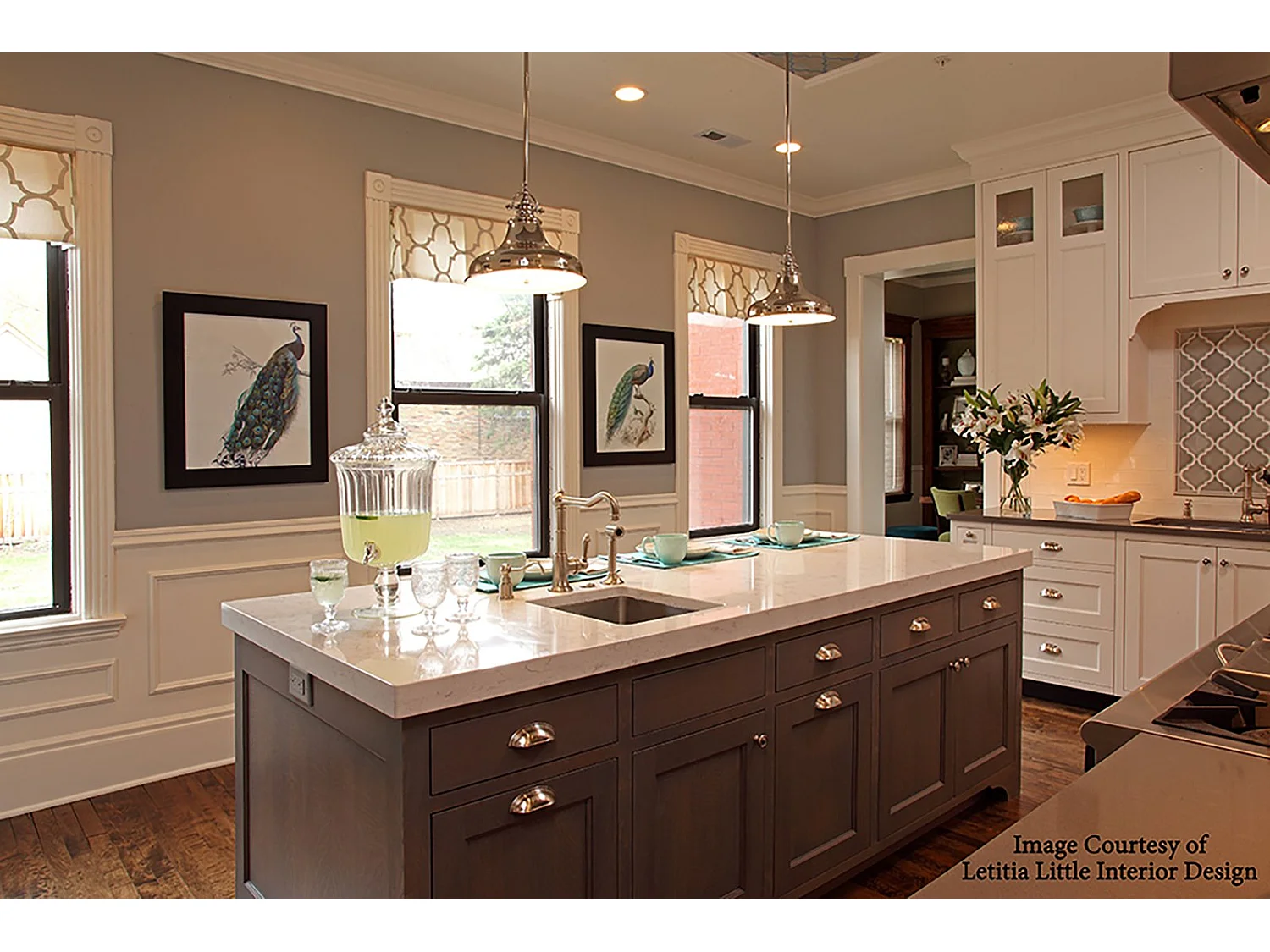 Elstead Emery Pendentif Dome à 1 Lumière, Argent, E27