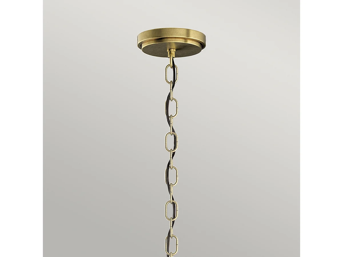 Elstead Kichler Roux Plafonnier Suspension Cylindrique Laiton Naturel