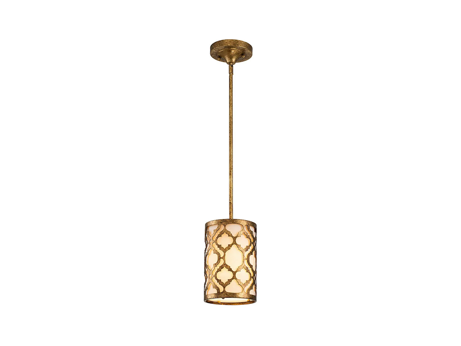 Elstead Arabella Mini suspension à 1 ampoule à montage en double pour plafond doré, E27