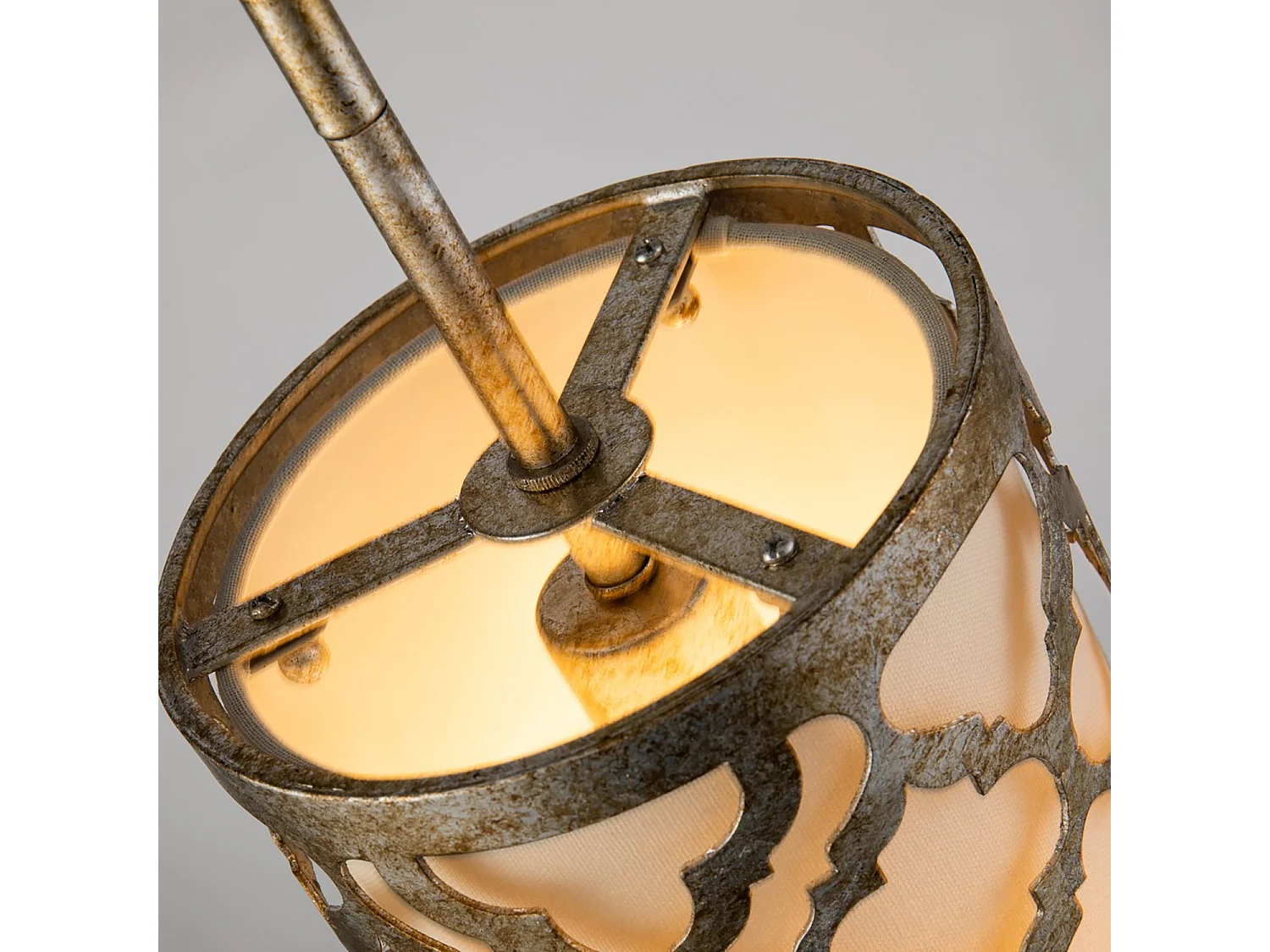 Elstead Arabella - 1 Mini-Duo-Anhänger mit Lichtdecke in Gold, E27