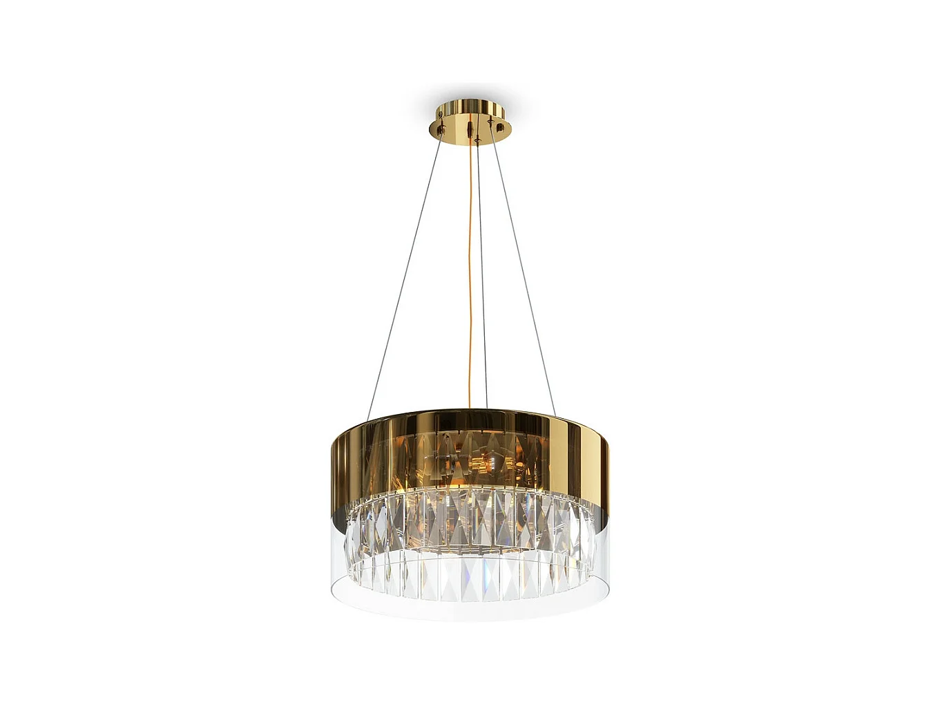 Maytoni Wonderland Plafonnier Suspension Cylindrique Moderne Or