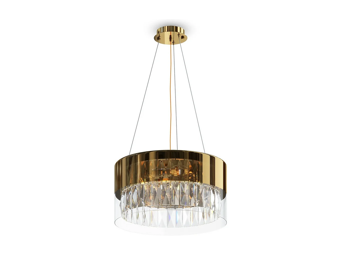 Maytoni Wonderland Plafonnier Suspension Cylindrique Moderne Or