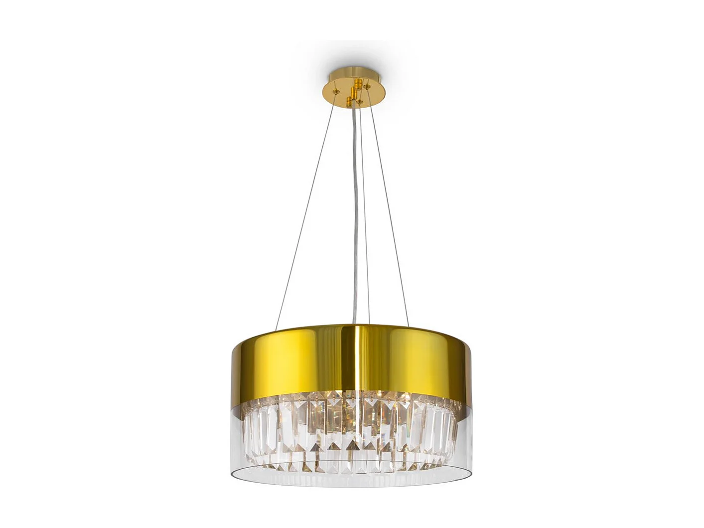 Maytoni Wonderland Plafonnier Suspension Cylindrique Moderne Or
