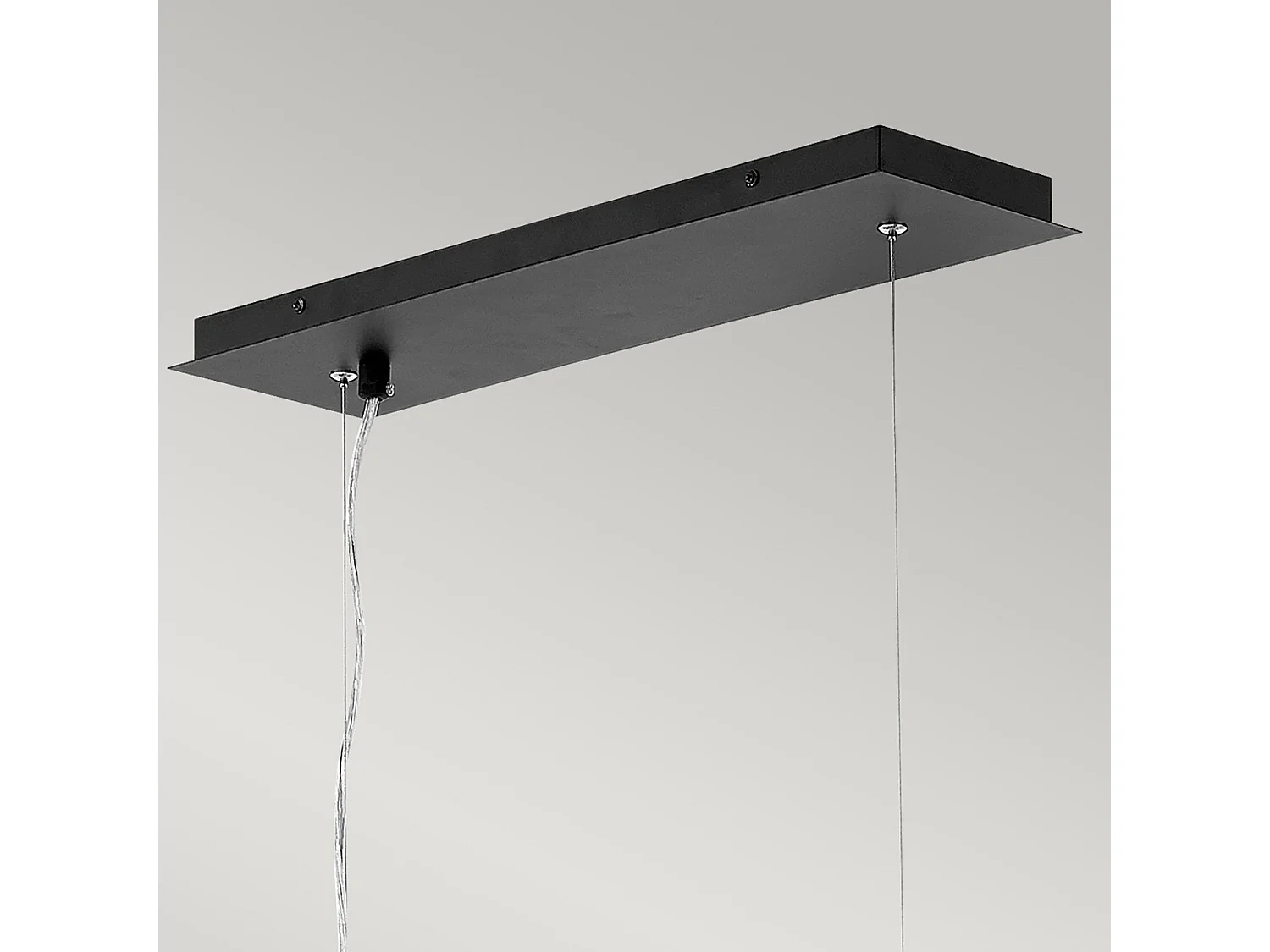 Elstead Zuma 6 licht Anhänger, Satinschwarz, Silber, E27