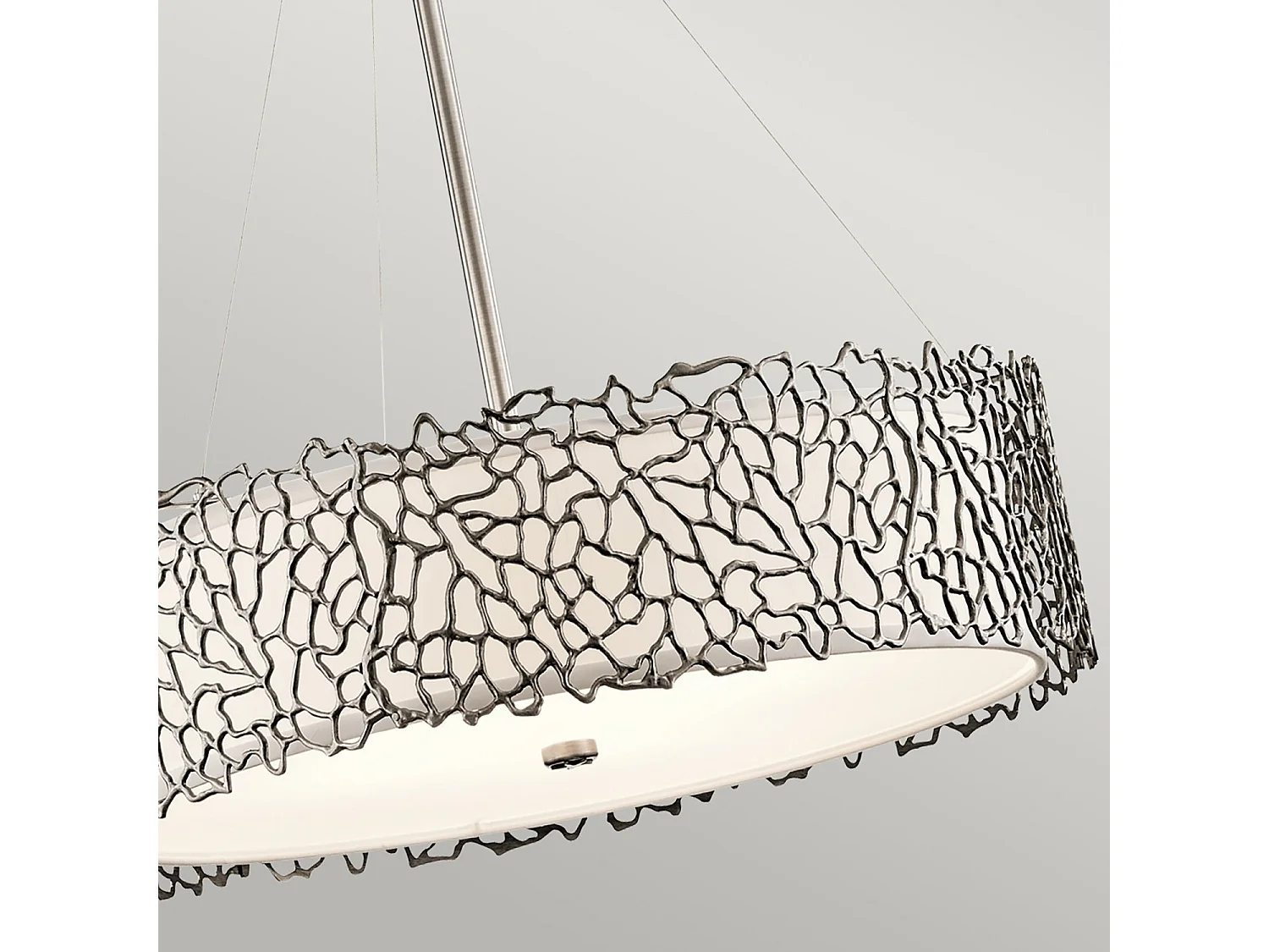 Elstead Silver Coral 4 ljus takhänge klassisk tenn, silverkorall, E27