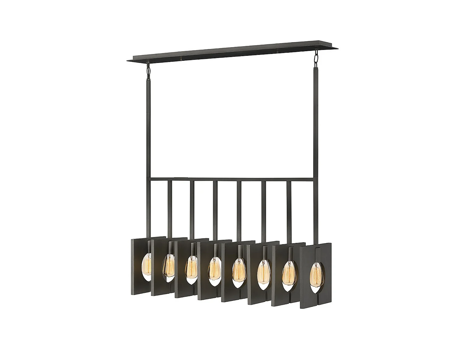 Ludlow Lisa McDennon par Hinkley Suspension 8 Lumières Graphite Brossé