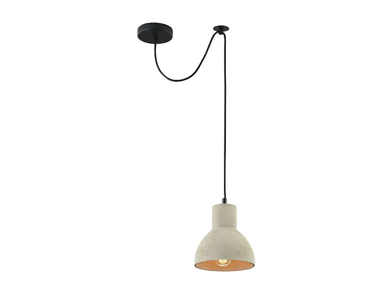 Broni Dome Decken-Pendelleuchte Schwarz, 1-flammig, E27