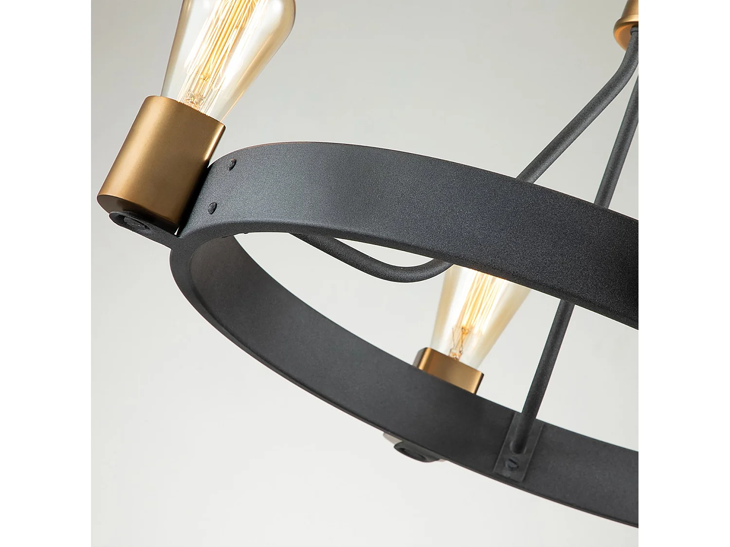 Elstead Hinkley Silas Plafonnier Suspension Cylindrique Zinc Vieilli & Laiton Héritage