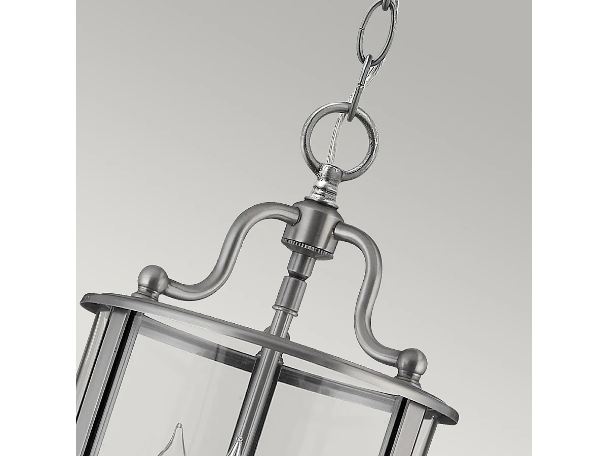 Elstead Gentry - Lanterna da soffitto a 3 luci piccola in peltro, attacco E14