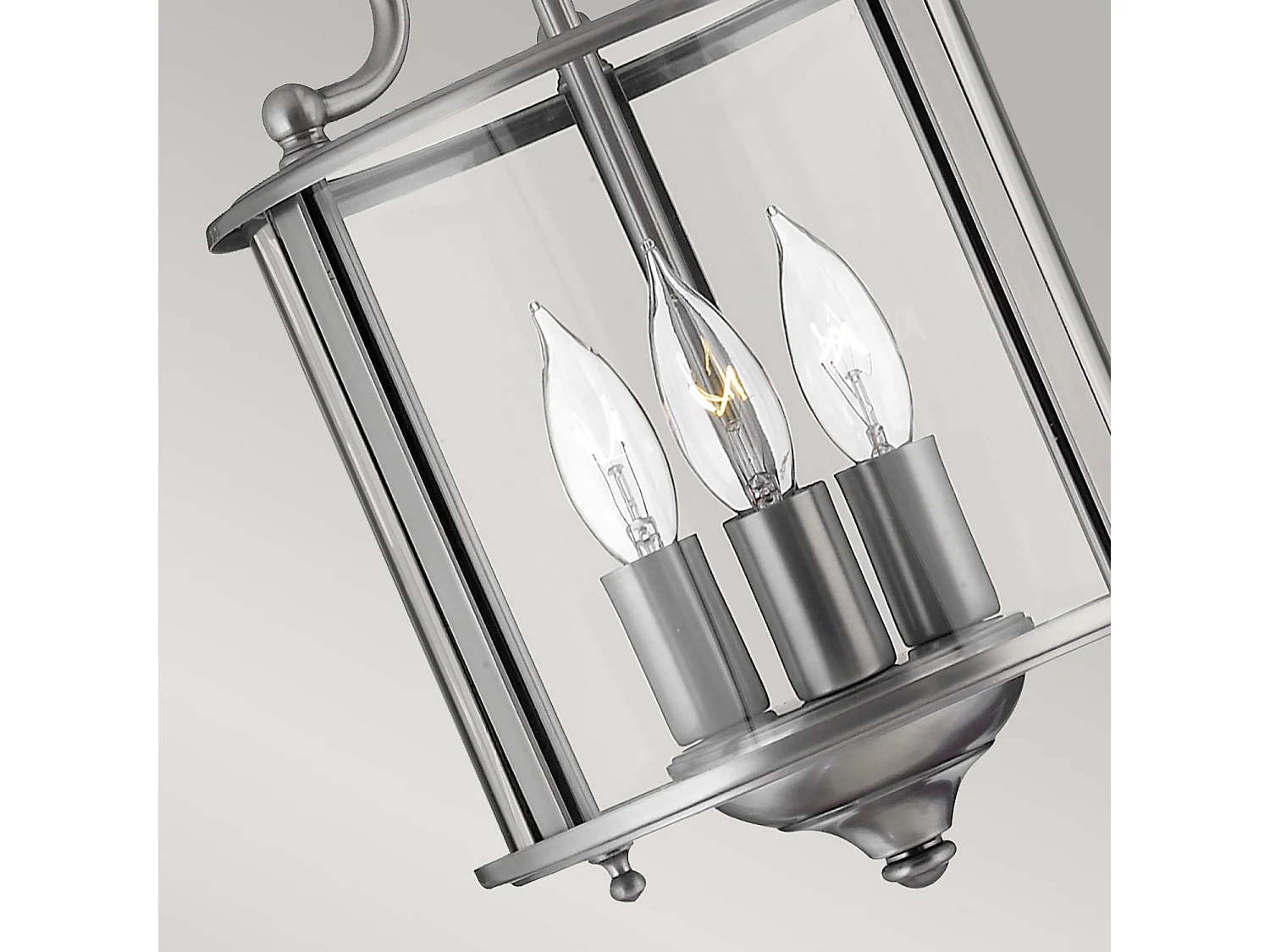 Elstead Gentry - Lanterna da soffitto a 3 luci piccola in peltro, attacco E14