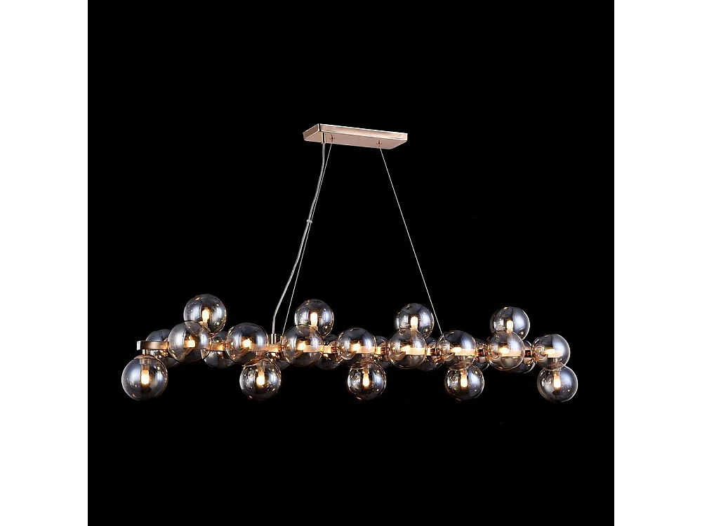 Dallas Lampada a Sospensione da Soffitto Oro, 25 Luci, G9