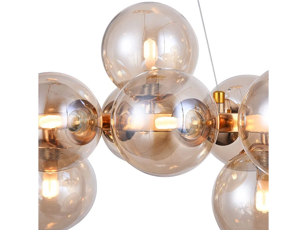 Dallas Lampada a Sospensione da Soffitto Oro, 25 Luci, G9