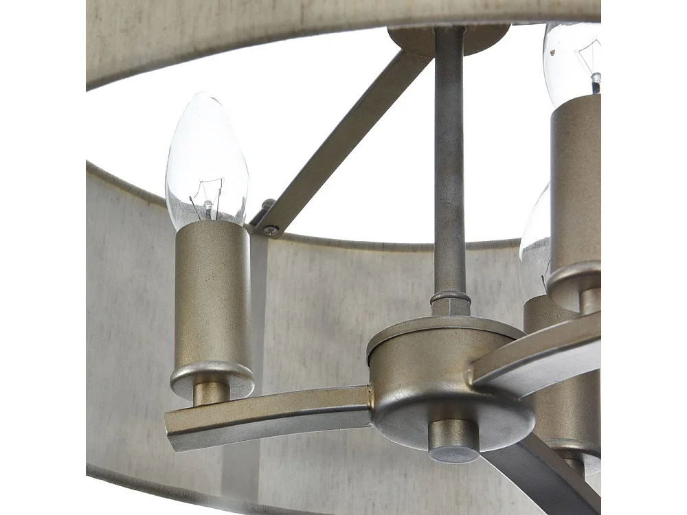 Venera Zylindrische Decken-Pendelleuchte Messing, 3-flammig, E14