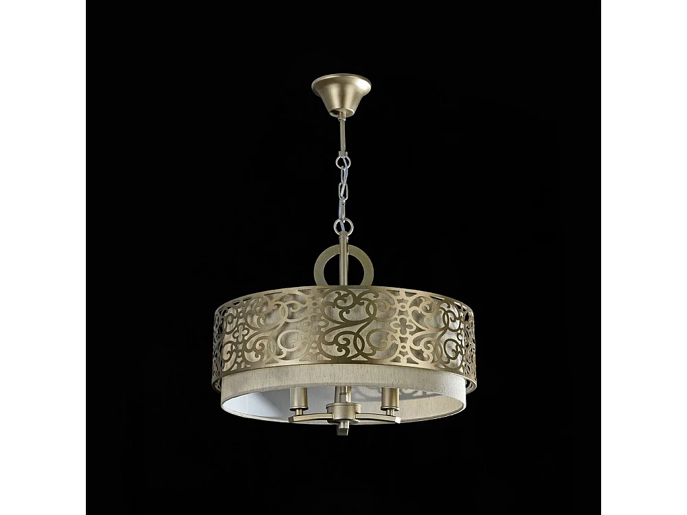 Venera Zylindrische Decken-Pendelleuchte Messing, 3-flammig, E14