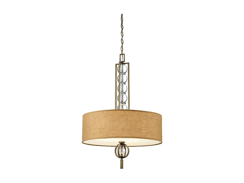 Elstead Celestial 3 ljus takhänge brons, beige, E27