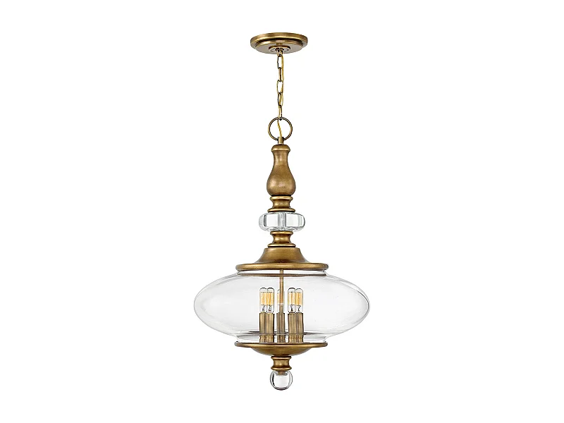 Elstead Wexley - 5 Lichtdecke Anhänger Messing, E14